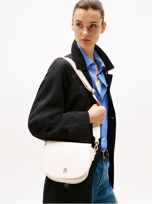 TH LOGOTAPE SADDLE BAG TOMMY HILFIGER | AW0AW17184/AA8